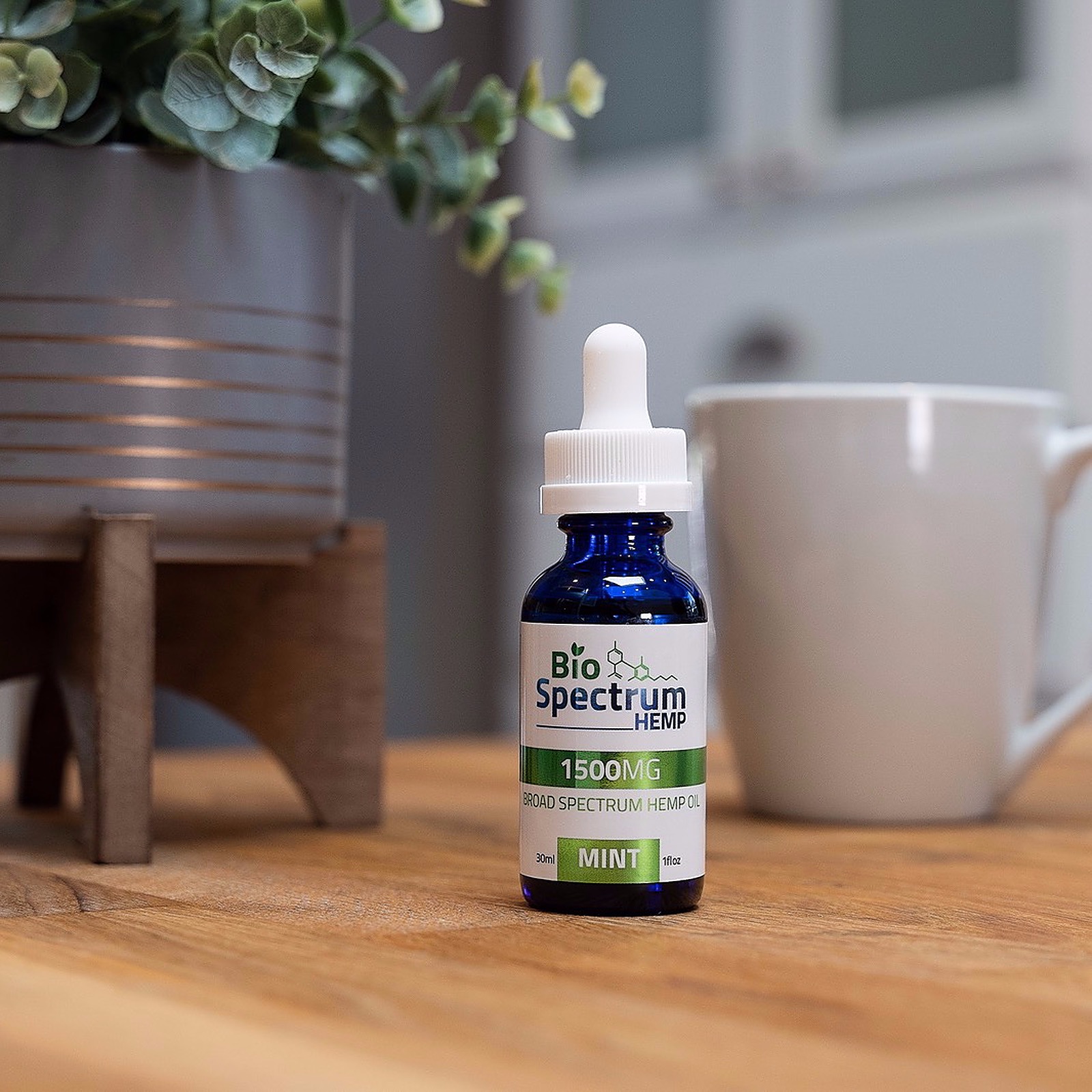 BioSpectrum Hemp: Broad Spectrum Mint Tincture 1500mg $39.95 | Leafly