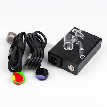 Photo of Fancier 25mm Axial Style Coil Quartz Banger Kit