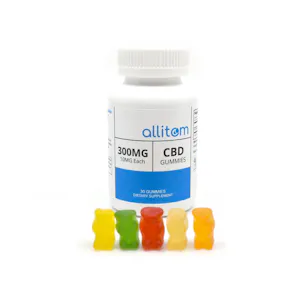 Photo of allitom CBD Gummies, Bears 10mg Each, 30ct, 300mg