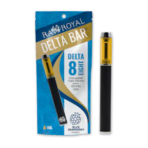 Photo of R.A. Royal Delta-8 Vape Pen: Blue Raspberry (Hybrid)