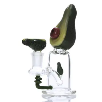 Photo of 6" Avocado Water Pipe | Empire Glassworks