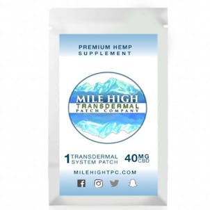 Photo of High CBD Transdermal Patch 40 mg