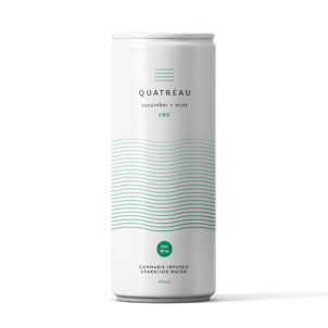 Photo of Quatreau Cucumber + Mint Sparkling Water
