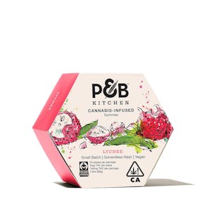 Photo of Lychee Solventless Hash Gummies