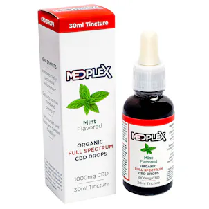 Photo of Medplex Mint 1000mg Full Spectrum CBD Oil Tincture Drops On Sale $25