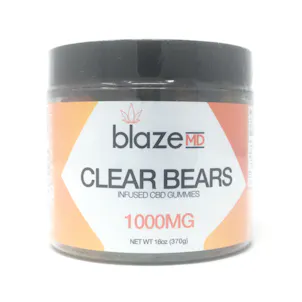 Photo of Clear Bears Gummies 1000 MG By BlazeMD