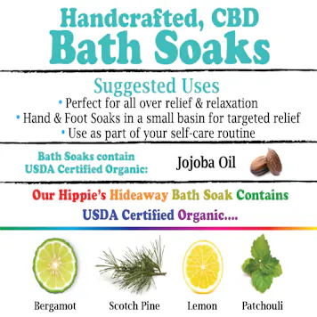 Photo of Hippie’s Hideaway Bath Soak (300mg CBD)