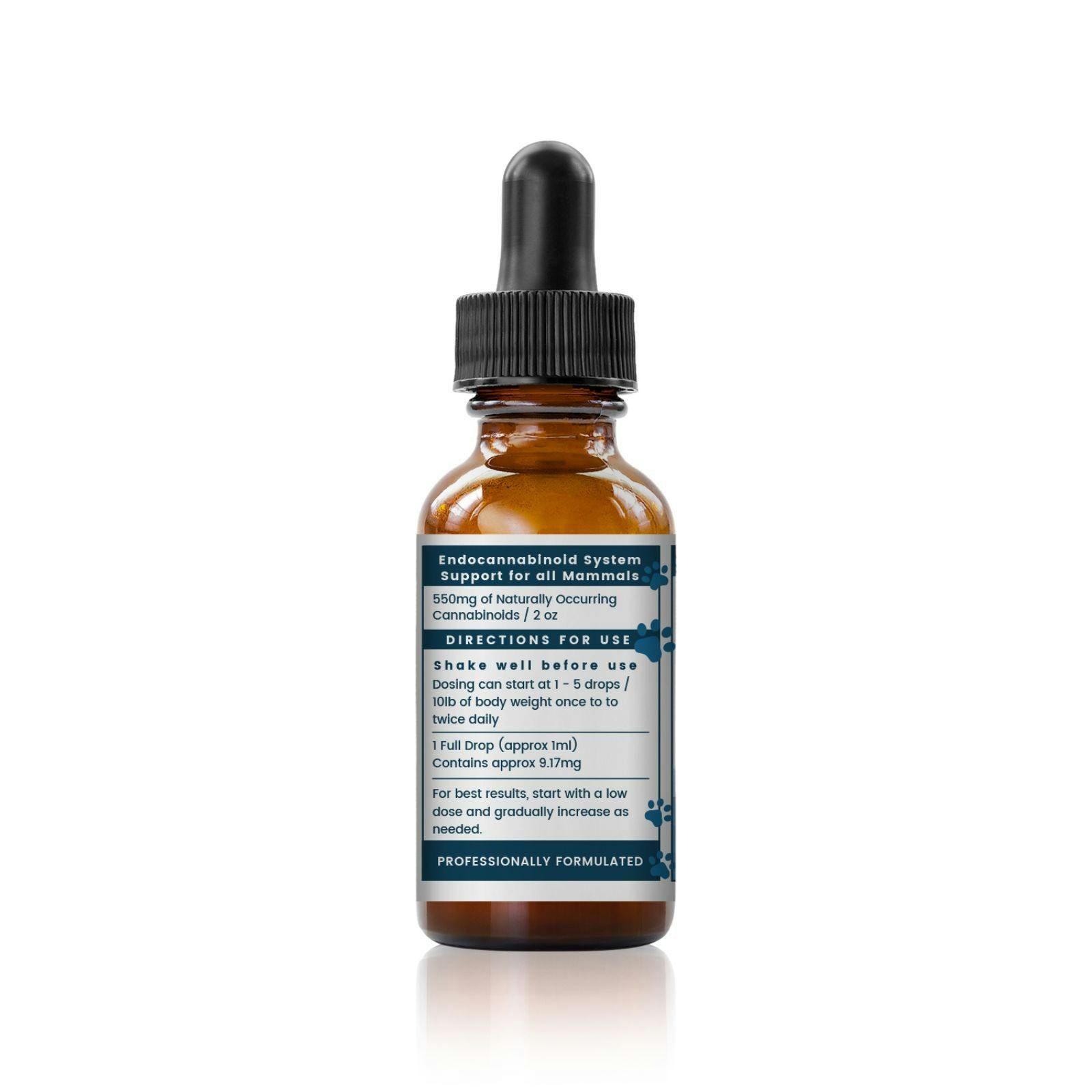 Pharma Hemp Complex Relaxation Remedy Tincture for Pets 2oz 550mg CBD