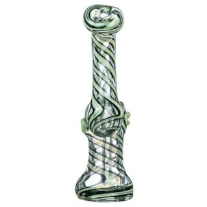 Photo of Slyme Accented Spiral and Marble Bubbler