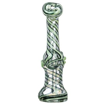 Photo of Slyme Accented Spiral and Marble Bubbler