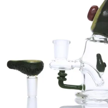 Photo of 6" Avocado Water Pipe | Empire Glassworks