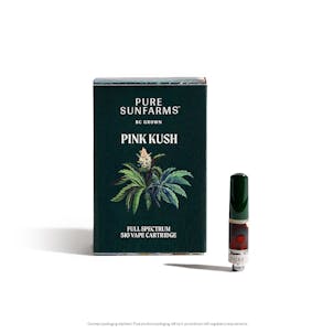 Photo of Pink Kush Full Spectrum 510 Vape Cartridge 0.5g