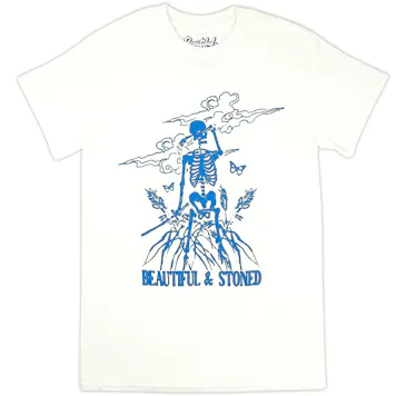 Photo of SKULLY TEE "WHITE"