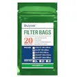 Product image for Dulytek® Premium Rosin Press Nylon Filter Bags, 2" x 3.5", 20 pcs, 25, 100, & 160 Micron Mesh Sizes