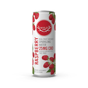 Photo of Raspberry CBD Sparkling Water | 25mg