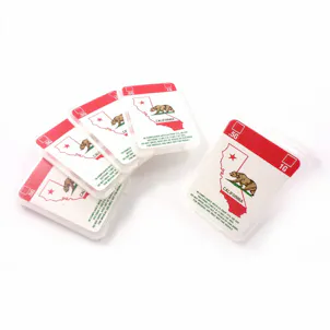 Photo of 25 CA State Bear Shatter Packs Wax Oil SD Card MMJ Packaging by Shatter Labels SP-005