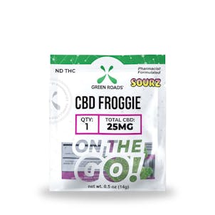 Photo of Green Roads CBD Sour CBD Froggie Gummies 25mg (Single) - not available