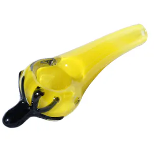 Photo of 4" Fritted Chili Pepper Themed Hand Pipe- Assorted Colors