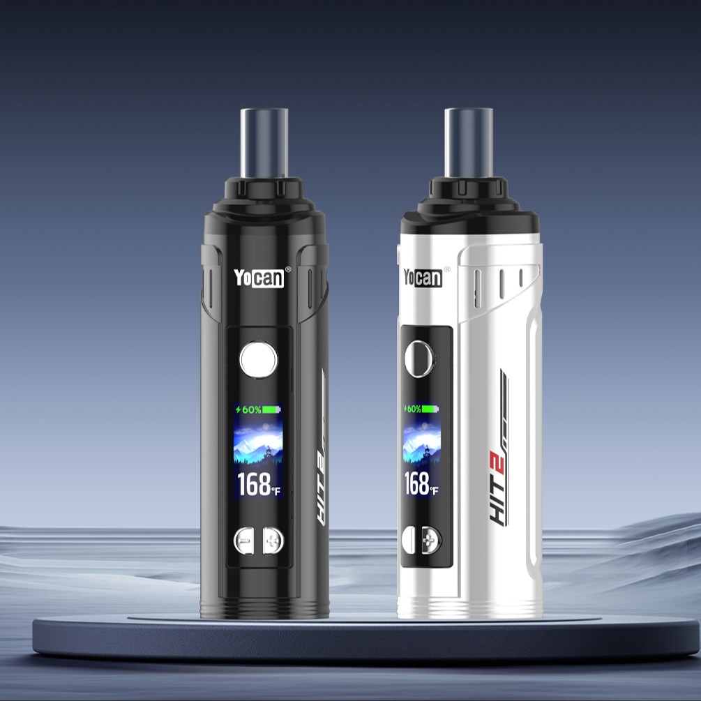 How To Use Yocan Hit Dry Herb Vaporizer (1400mAh) | Cannabis Vape Pen | 180  Smoke Yocan Hit 2 Dry Herb Vaporizer For Weed