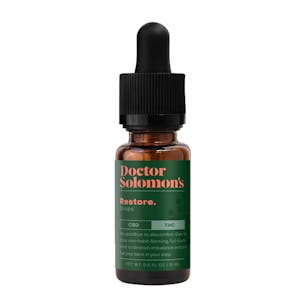 Photo of Doctor Solomon's Restore 1:1 CBD:THC Drops 200mg CBD 200mg THC