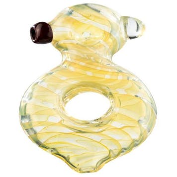 Photo of "O Ring" Fumed Glass Spoon Pipe