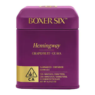 Photo of Boxer Six Hemingway High CBD Gummies