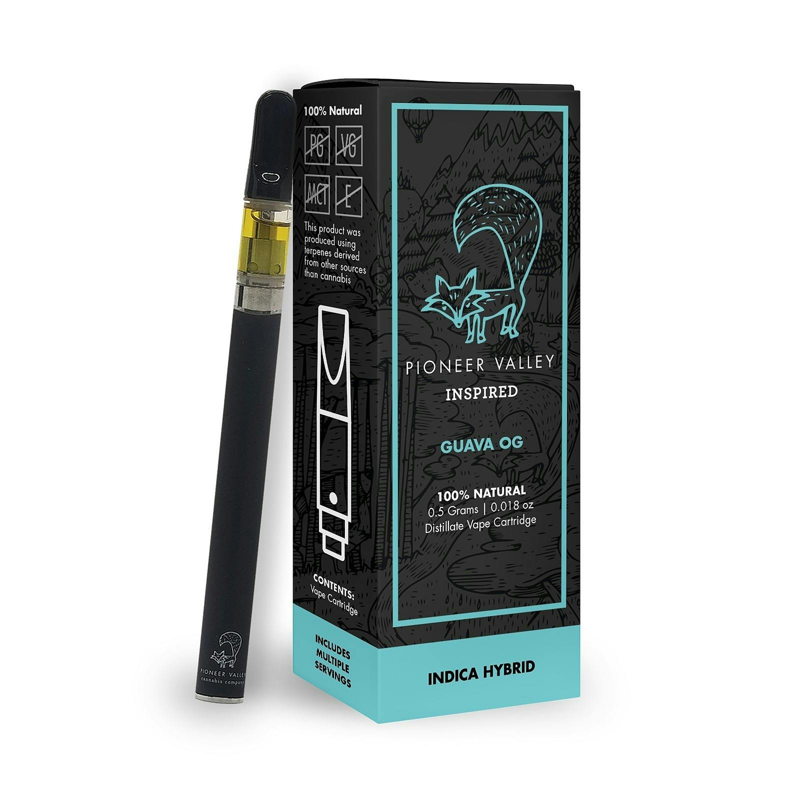 Pioneer Valley Cannabis, Co.: Guava OG Vape Cartridge 500mg | Leafly