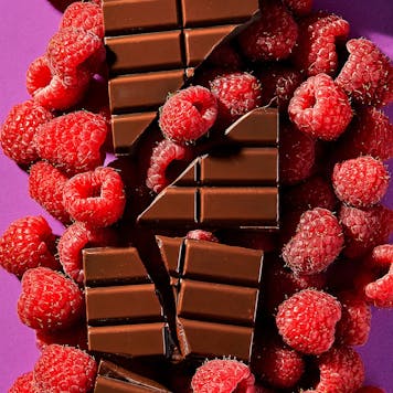 Photo of Raspberry Quinoa Crunch Dark Chocolate Bar | Solventless Rosin