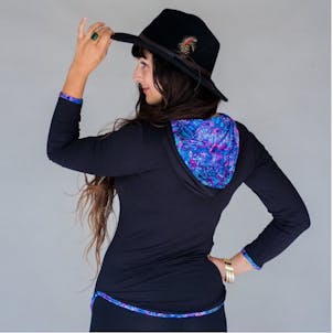 Photo of Jumbie Art Padma Women's Hooded Shirt