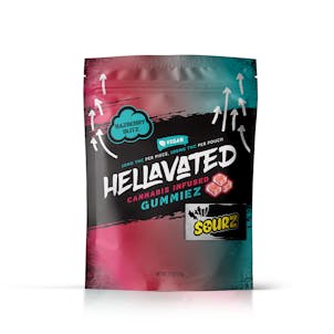 Photo of Razberry Blitz Sour Gummiez 100mg 10-pack