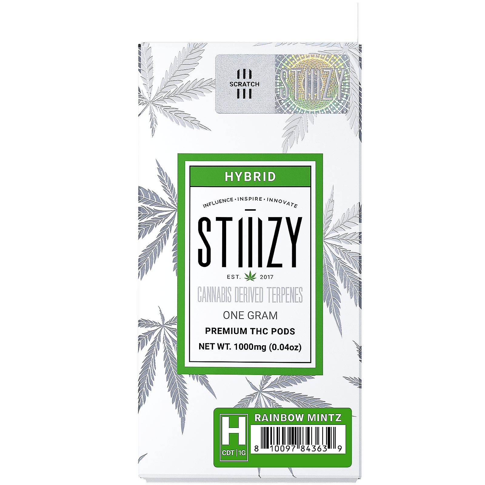 STIIIZY: RAINBOW MINTZ - CANNABIS DERIVED TERPENES 1G | Leafly