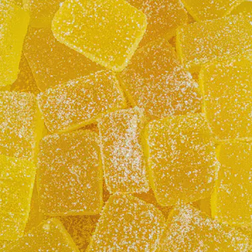 Photo of June’s Sweet Pineapple Fruit Jellies : 100mg THC 10 Pack
