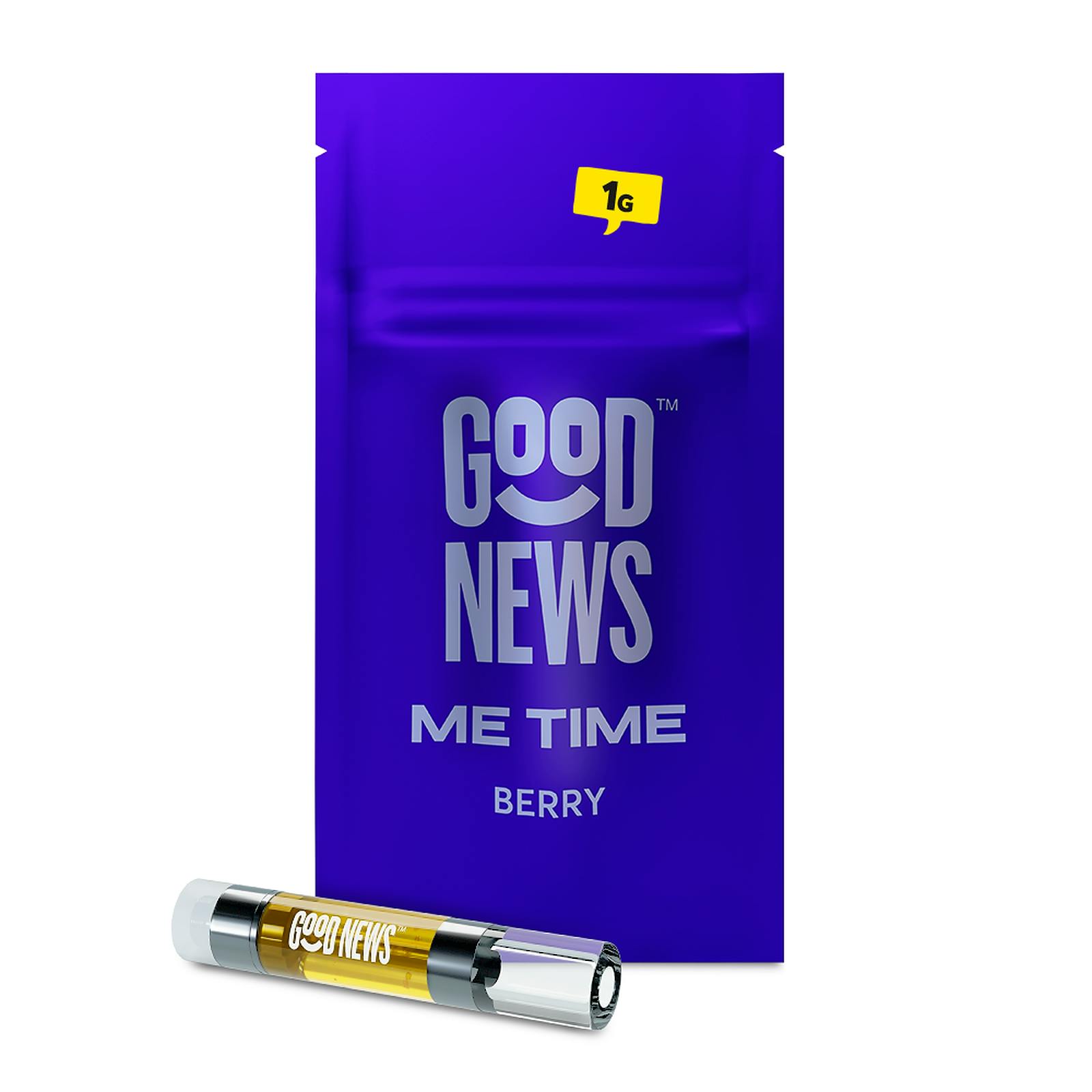 Good News Me Time Berry Indica Cartridge [1g] Leafly