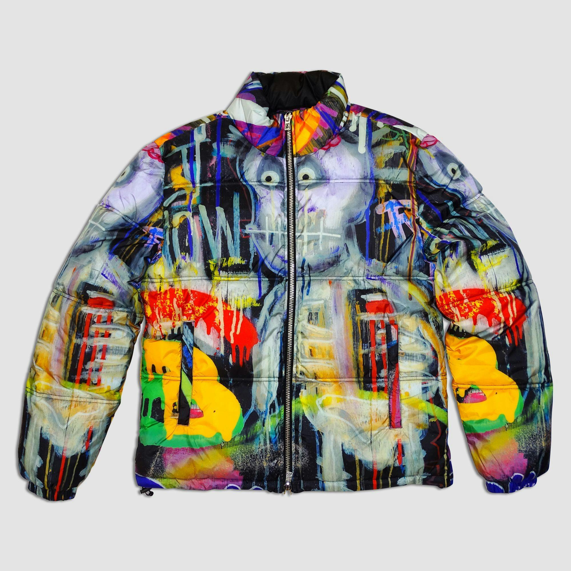 Tango Hotel Collection: Canvas to Reality | Skull Drip Puffer Jacket ...