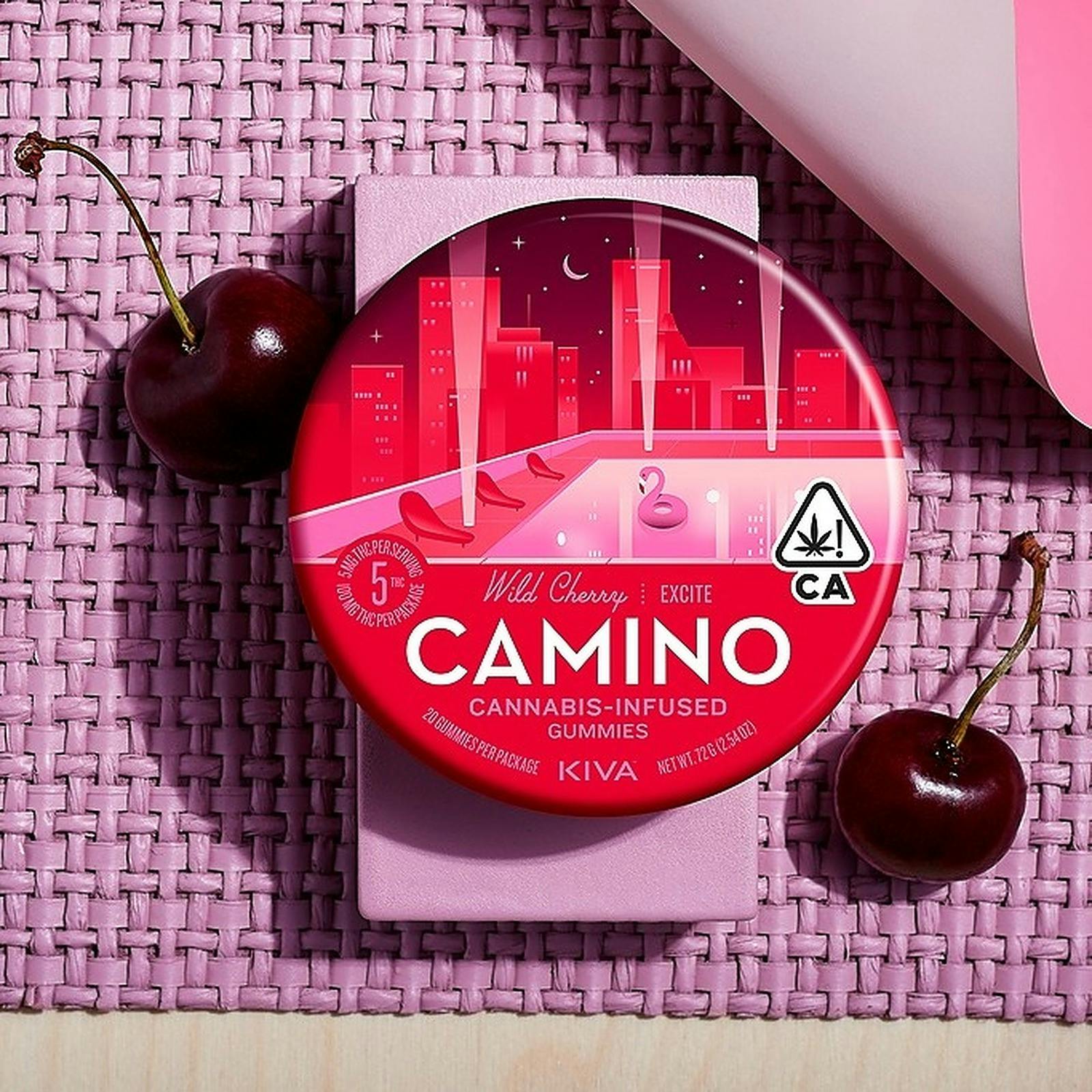 Camino 5mg Camino Excite Wild Cherry Gummies 100mg Thc Total Leafly