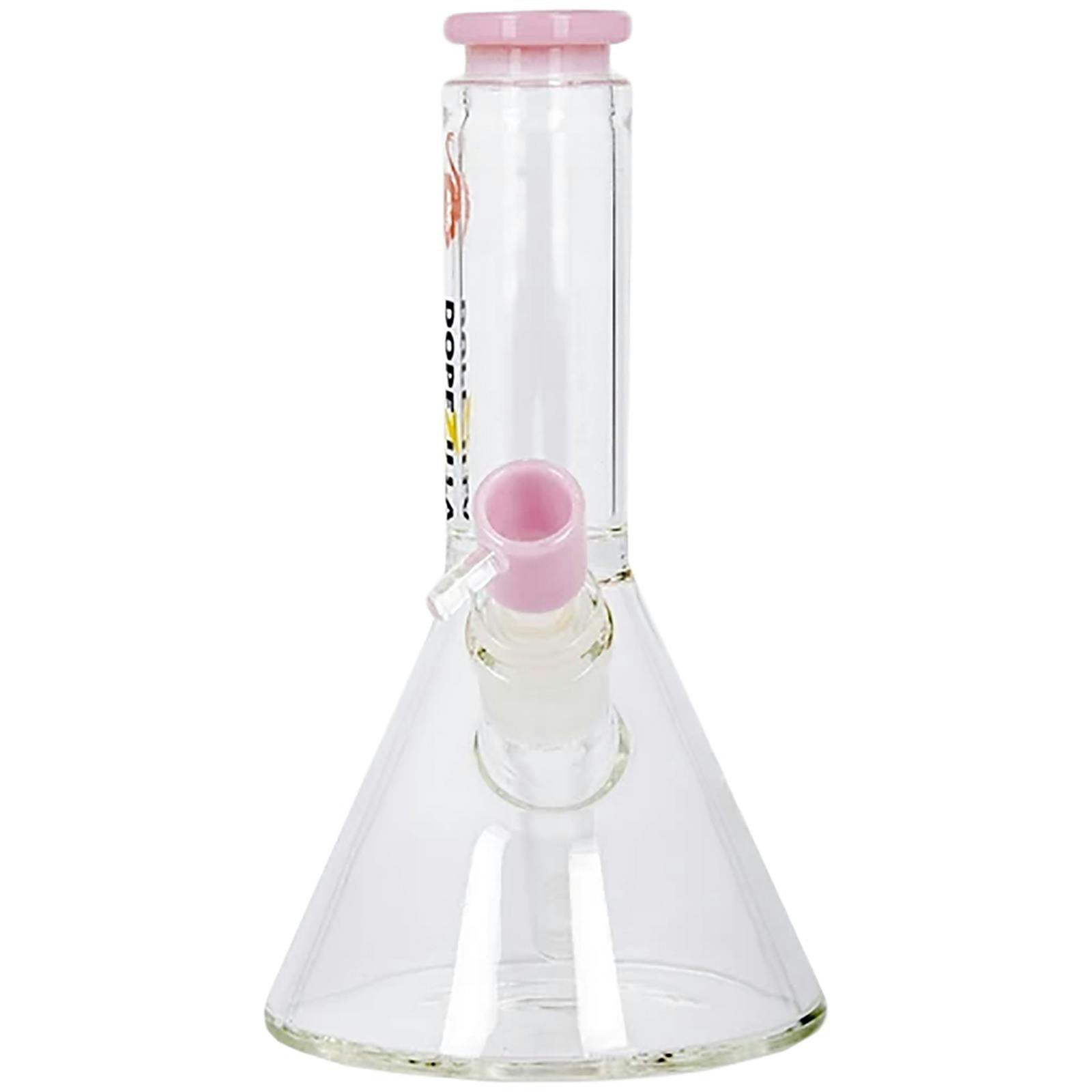 Waterbeds 'n' Stuff Dopezilla 8" Chimera Bong Milky Pink Leafly