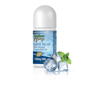 Product image for GoGreen Hemp CBD Infused Freeze Roll On 150mg