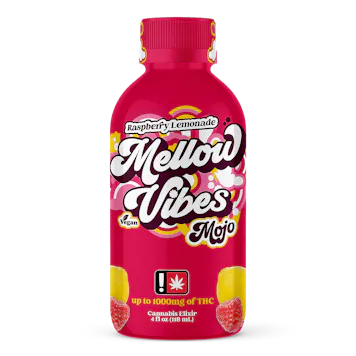 Photo of Mellow Vibes Mojo Raspberry Lemonade Elixir 4oz 1000mg
