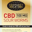 Product image for Kentucky Gold CBD 100mg Gummy Worms