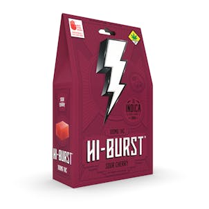 Product image for Sour Cherry Indica Fruit Chews 100mg 10-pack