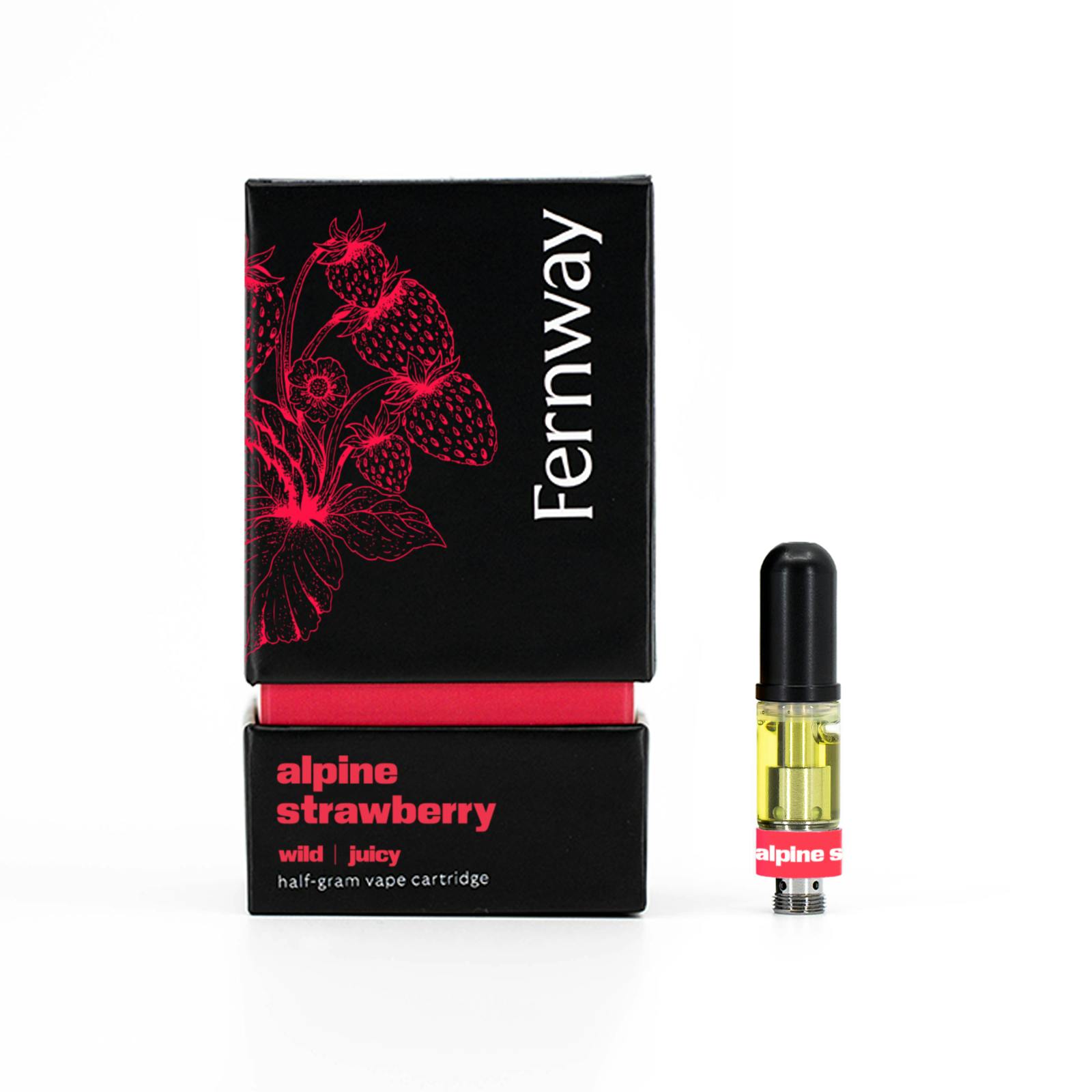 Fernway Fernway Alpine Strawberry 0.3g Traveler Vape (S) Leafly