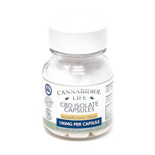 Photo of CBD Isolate Capsules: 100mg Each (3,000mg/Bottle)