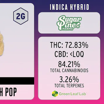 Photo of Grape Purple Push Pop Honeycomb 2 Gram