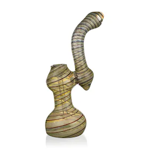 Photo of Sandstorm Striped Glass Bubbler