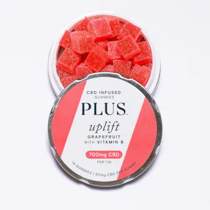 Photo of PLUS CBD Uplift Grapefruit Gummies 700mg CBD