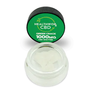 Photo of GREEN CRACK 1000mg CBD Shatter