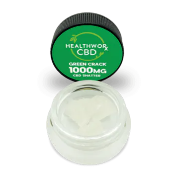 Photo of GREEN CRACK 1000mg CBD Shatter