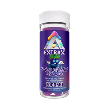 Photo of Purple Berry Splash | THCa 7000mg Gummies Adios Blend