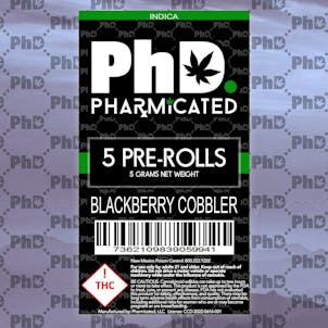 Photo of PhD 5-1g Pre-Roll - Blackberry Cobbler