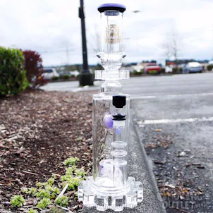 Photo of 13" Dynamo Gearhead: Fidget Spinner Water Pipe by Illuminati Glass